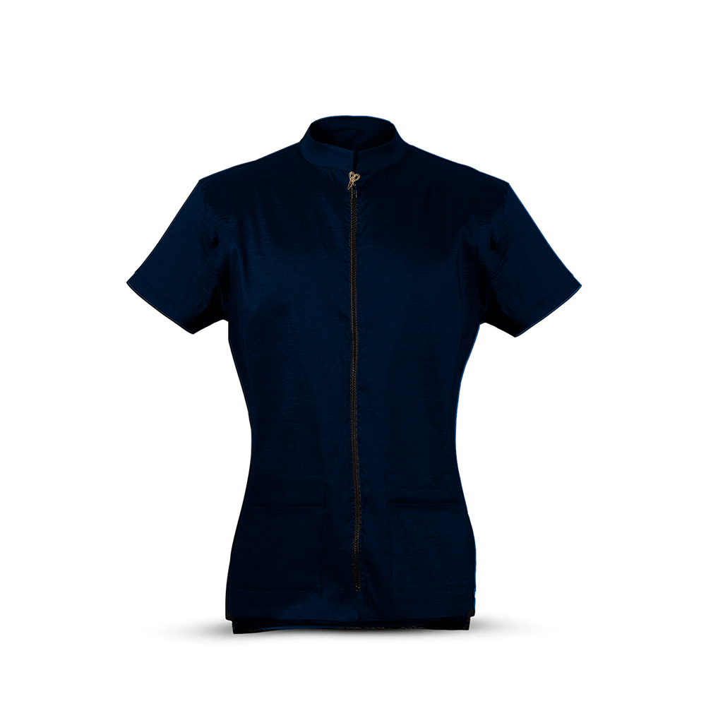Jaleco Premium Feminino Azul Royal Anti-Pelos