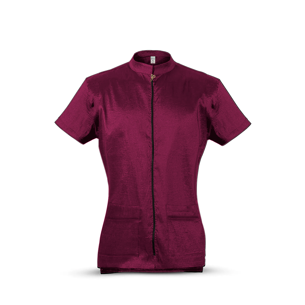 Jaleco Premium Feminino Cereja Anti-Pelos
